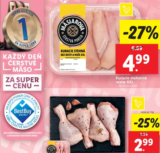 Kuracie stehná XXL dolné