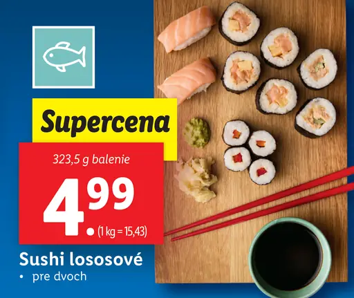 Sushi lososové