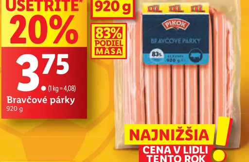 Bravčové párky