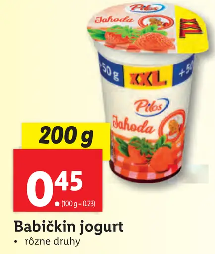 Pilos Babičkin jogurt