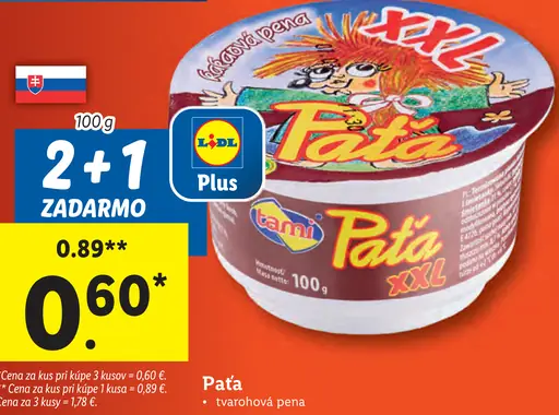 Larni Paťa tvarohová pena