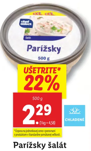 Parížsky šalát