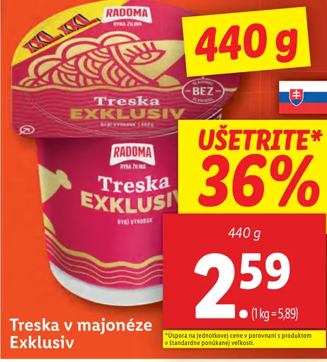 Treska v majonéze Exklusiv