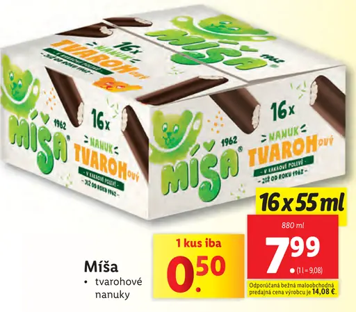 Míša Tvarohové nanuky