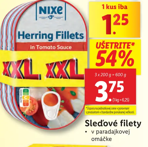 Nixe Sleďové filety