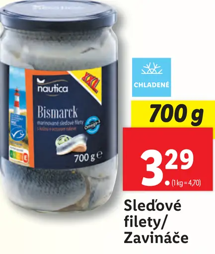 Nautica Bismarck Sledové filety/Zavináče