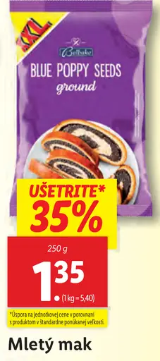 Belbake Mletý mak