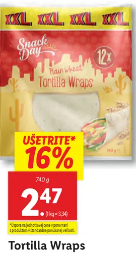 Snack Day Tortilla wraps
