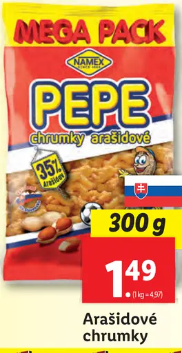 Namex Arašidové chrumky
