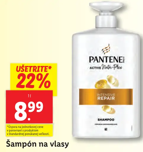 Pantene šampón na vlasy