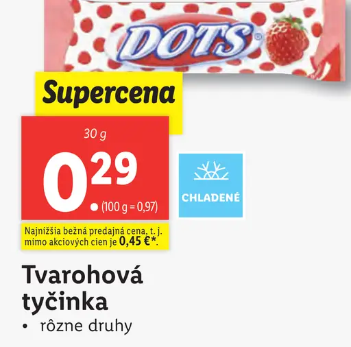 Dots Tvarohová tyčinka