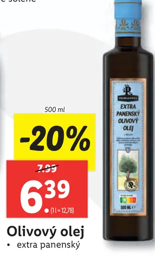 Olivový olej extra panenský