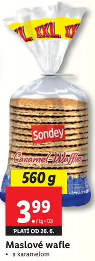 Sondey Maslové wafle
