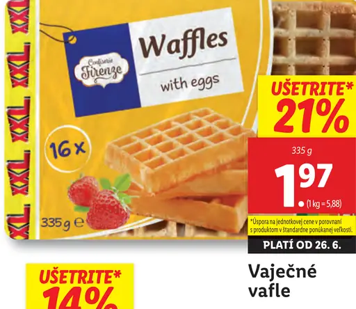 Strege Vaječné wafle