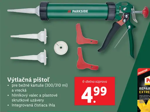 Parkside Striekacia pištoľ