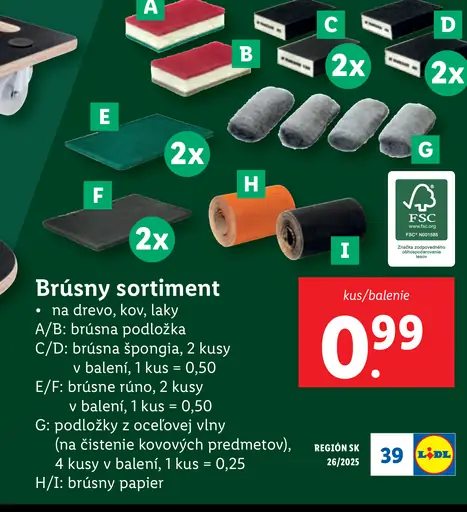 Brúsny sortiment
