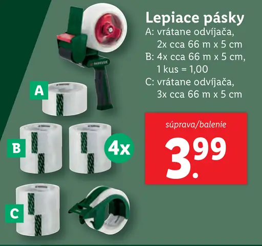 Lepiace pásky