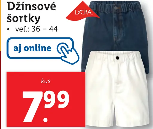 Esmara Džínové šortky