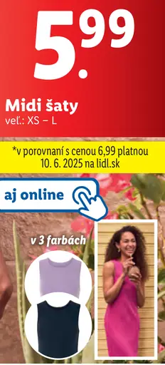 Esmara Midi šaty