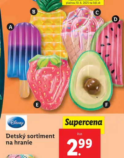 Detský sortiment na hranie