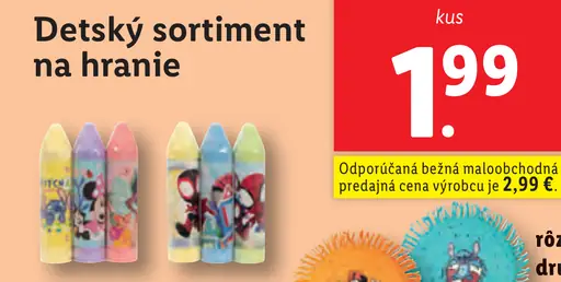 Disney Detský sortiment na hranie