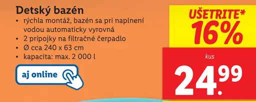 Crivit Detský bazén