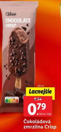 Gelatelli Čokoládová zmrzlina Crisp