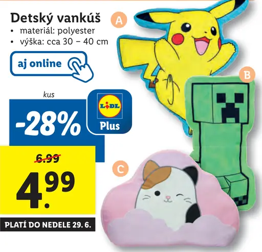 Detský vankúš