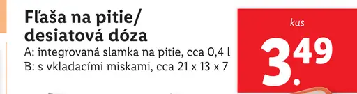 Fľaša na pitie/desiatová dóza