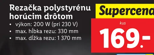 Parkside Rezačka polystyrénu horúcim drôtom