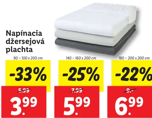 Napínacia džersejová plachta