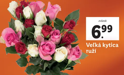 Veľká kytica ruží