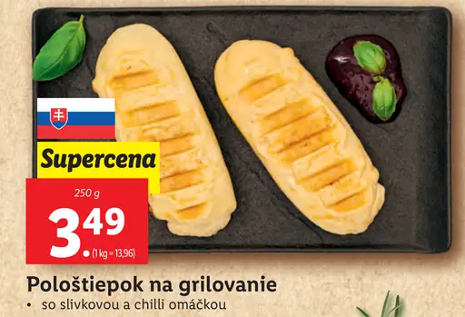 Pološtiepok na grilovanie