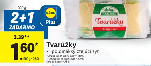 Milbona Tvarôžky
