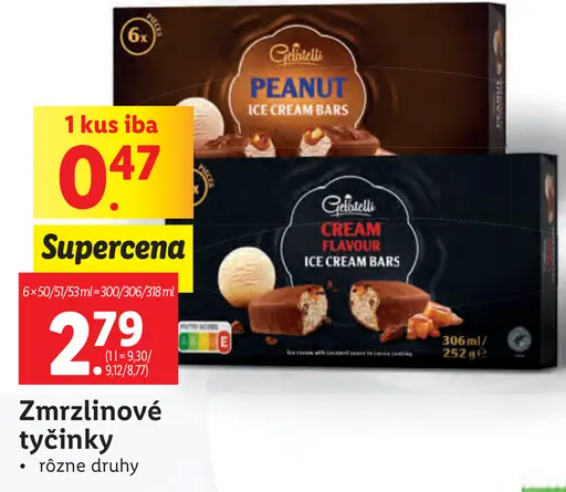 Gelatelli zmrzlinové tyčinky