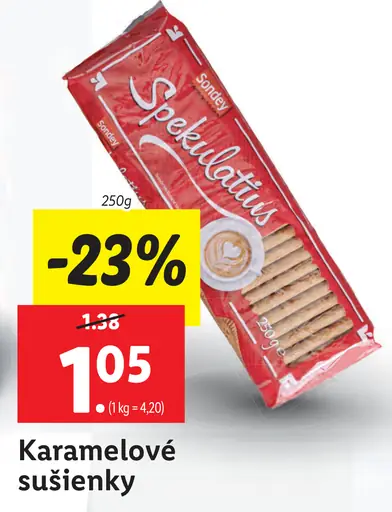 Karamelové sušienky