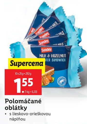 Polomáčané oblátky