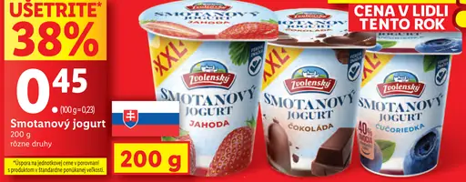 Zvolenský smotanový jogurt
