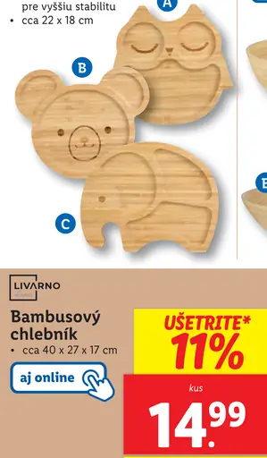 Livarno Bambusový chlebník