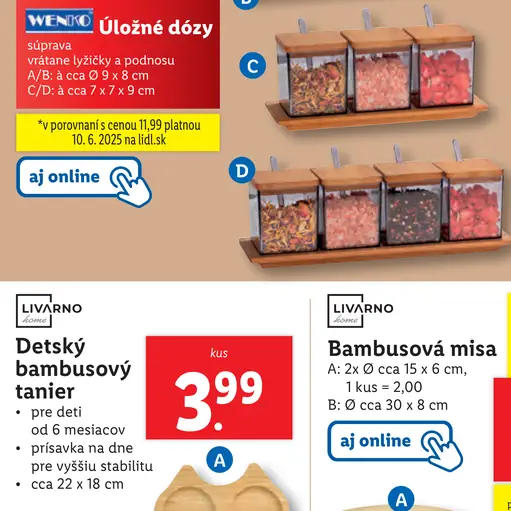 Livarno Detský bambusový tanier