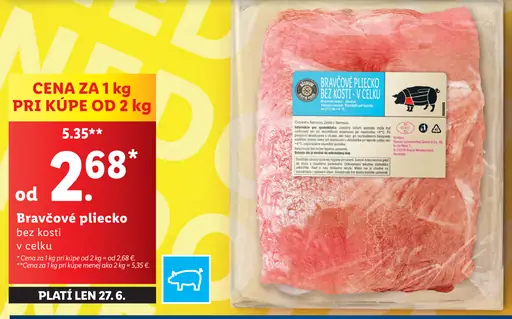 Bravčové plecko