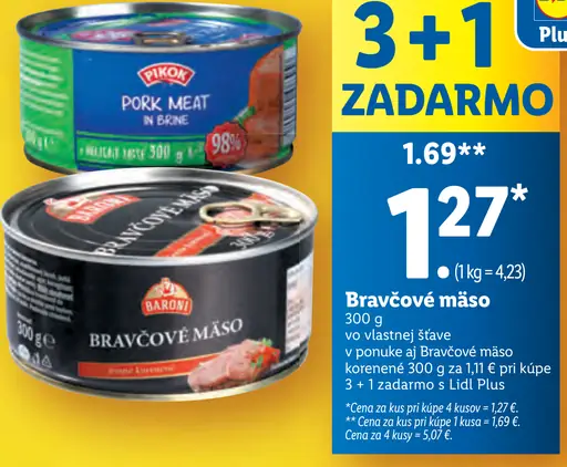 Bravčové mäso