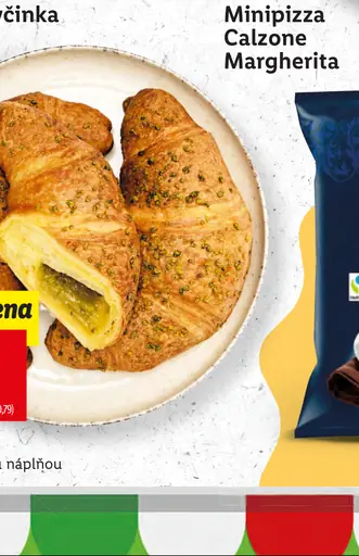 Croissant s pistáciovou náplňou