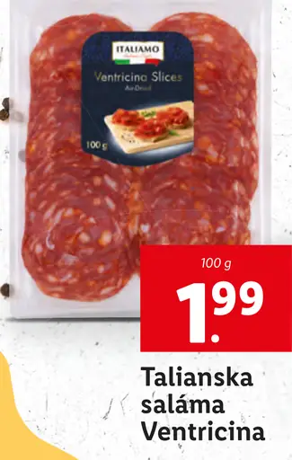 Italiamo Talianska saláma Ventricina