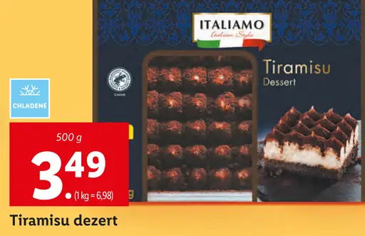 Italiamo Tiramisu dezert