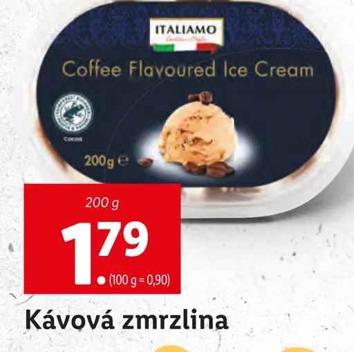 Italiamo Kávová zmrzlina
