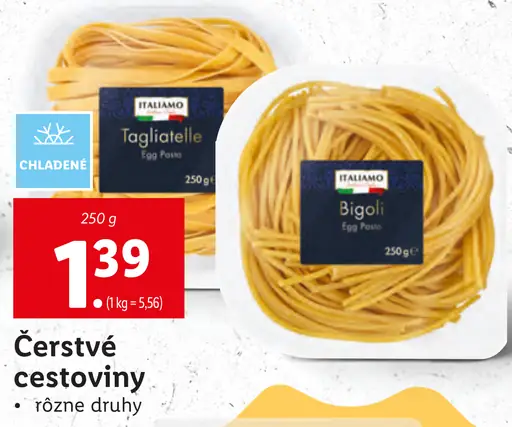 Italiamo Čerstvé cestoviny
