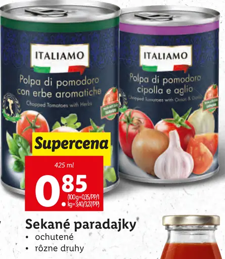 Italiamo Sekané ochutené paradajky