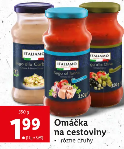 Italiamo Omáčka na cestoviny