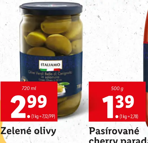 Italiamo Zelené olivy